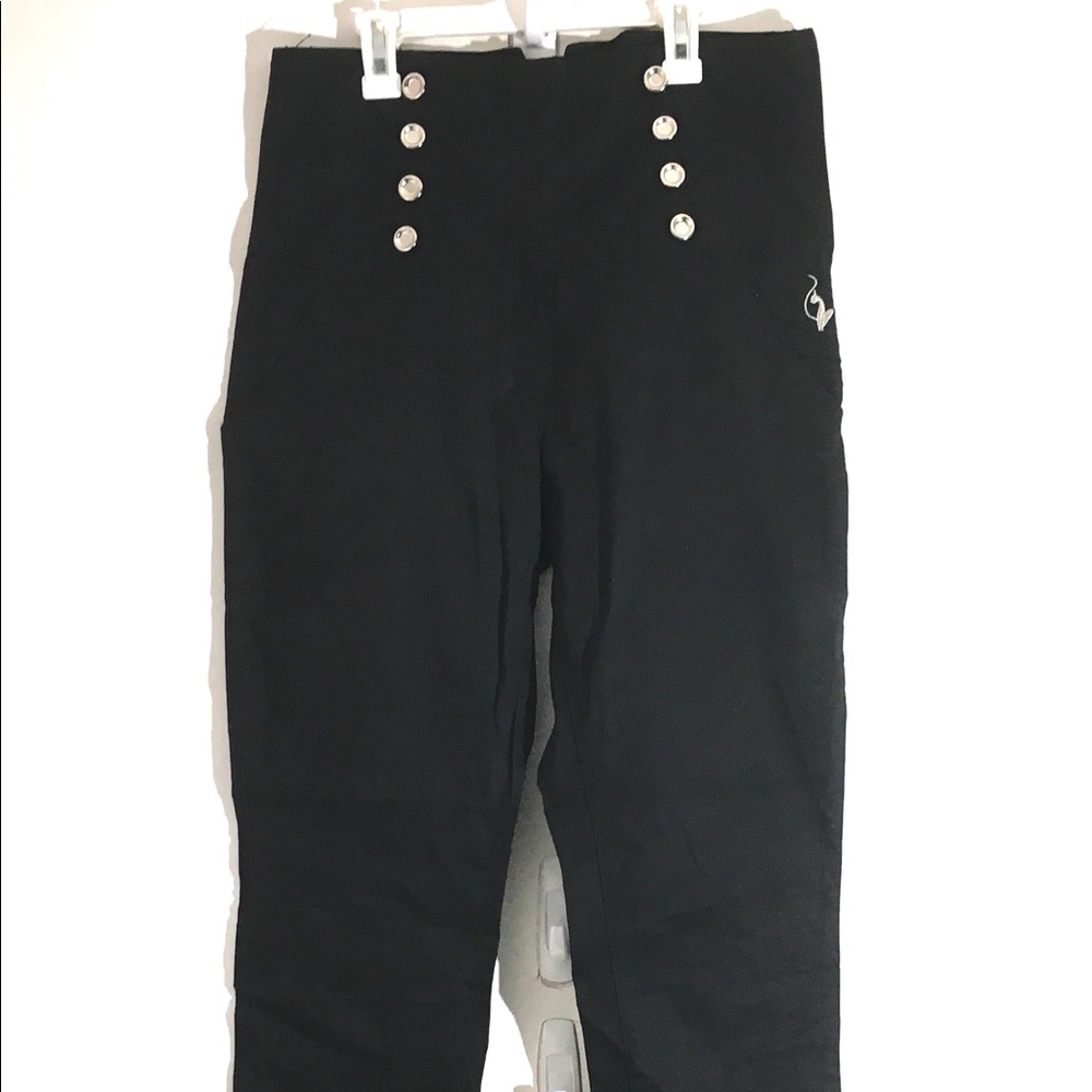 Baby Phat High Waist Button Front Pants